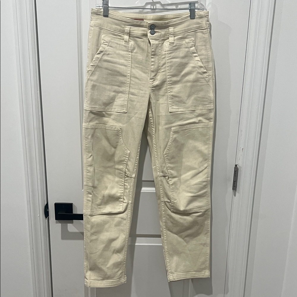 Anthropologie Pilcro Cream Pants Size 28